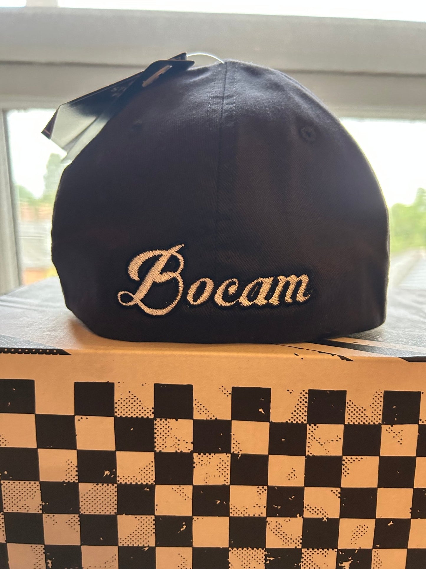 Bocam Flexfit Fitted Baseball Cap – Embroidered Logo Streetwear Hat - Bocam Gallery