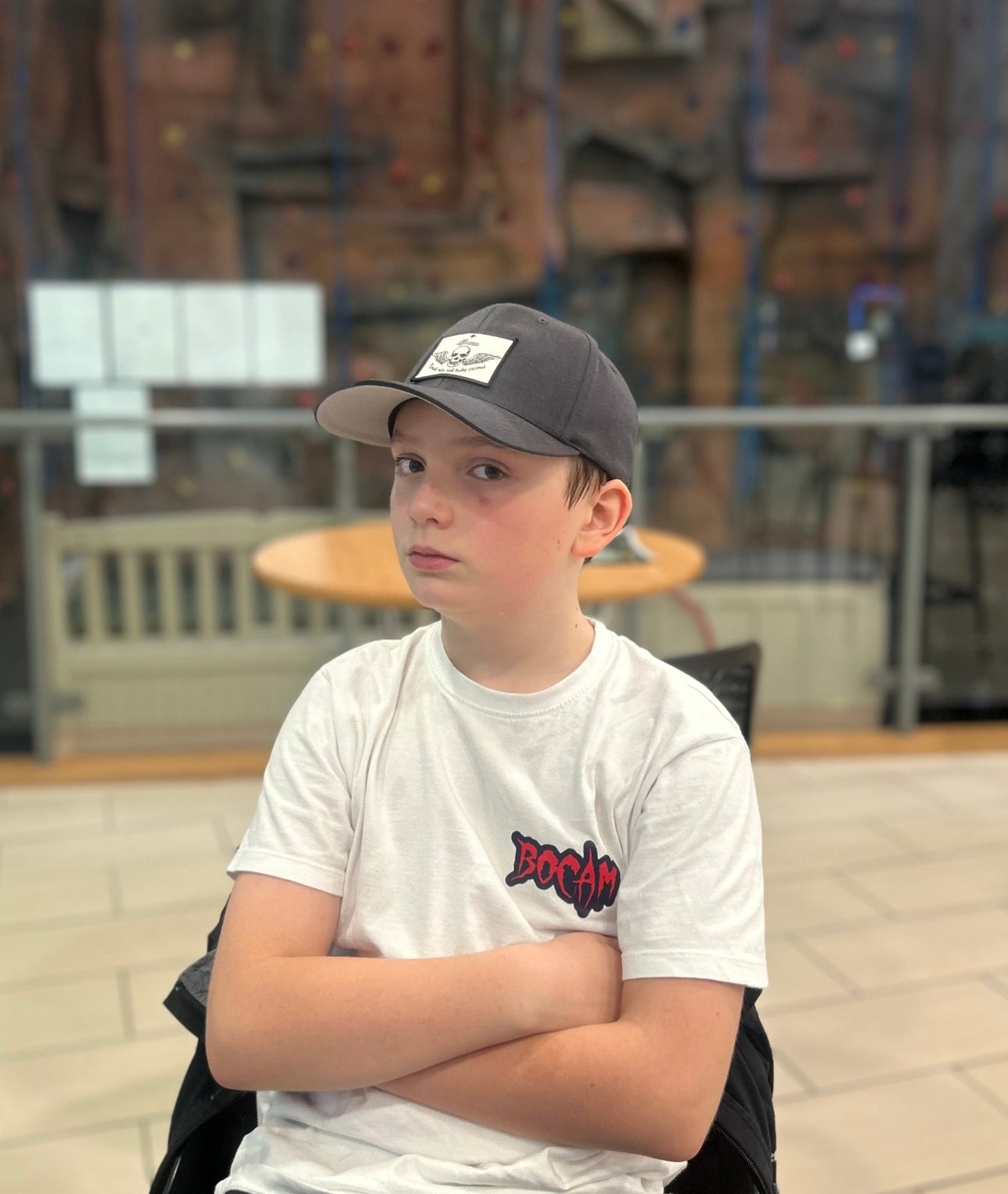 Bocam Flexfit winged skull Momento Mori Sed Hodie Vivimus baseball cap - Bocam Gallery