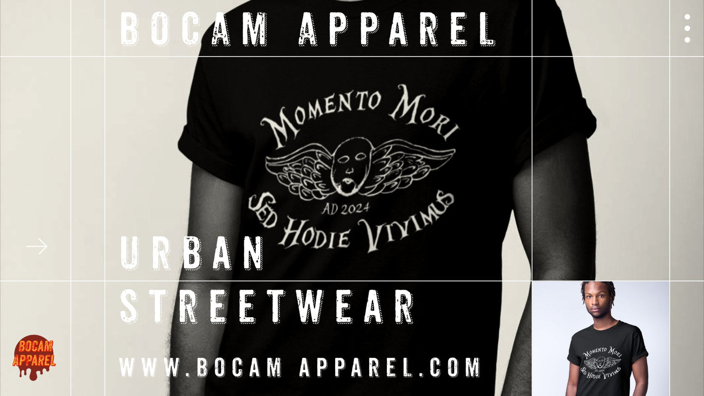 Bocam Momento Mori Print T-Shirt - Bocam Gallery
