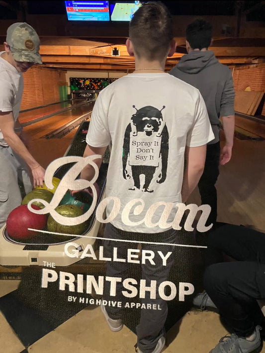 Bocam Chimp Print T-Shirt - Bocam Gallery