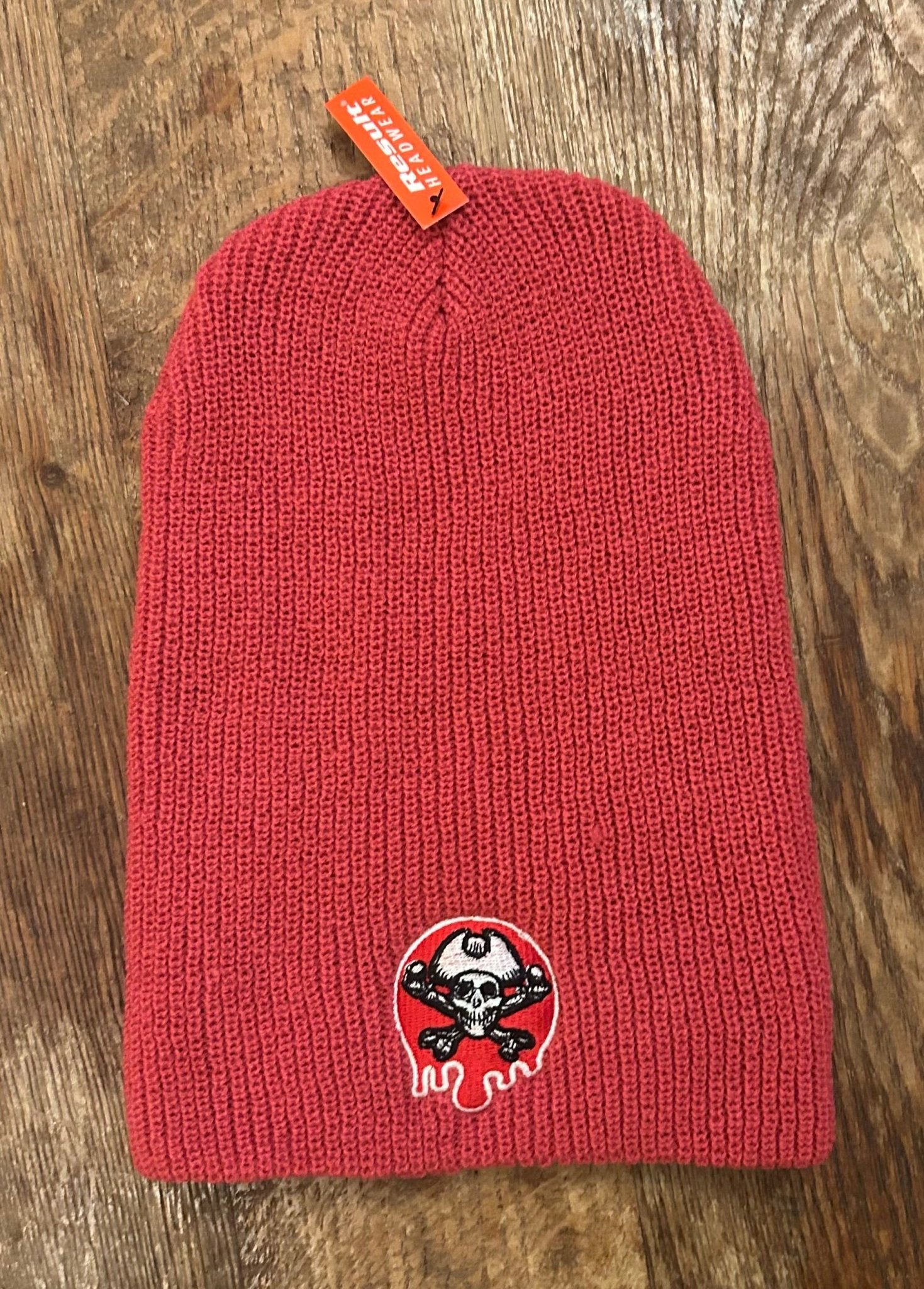 Bocam core softex dripping paint spot embroidered logo slouch beanies - Bocam Gallery