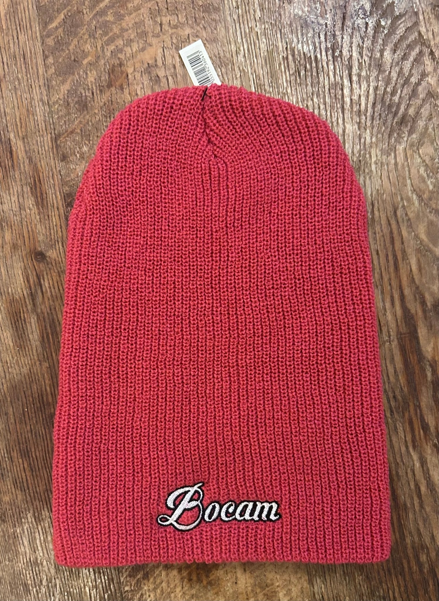 Bocam core softex dripping paint spot embroidered logo slouch beanies - Bocam Gallery