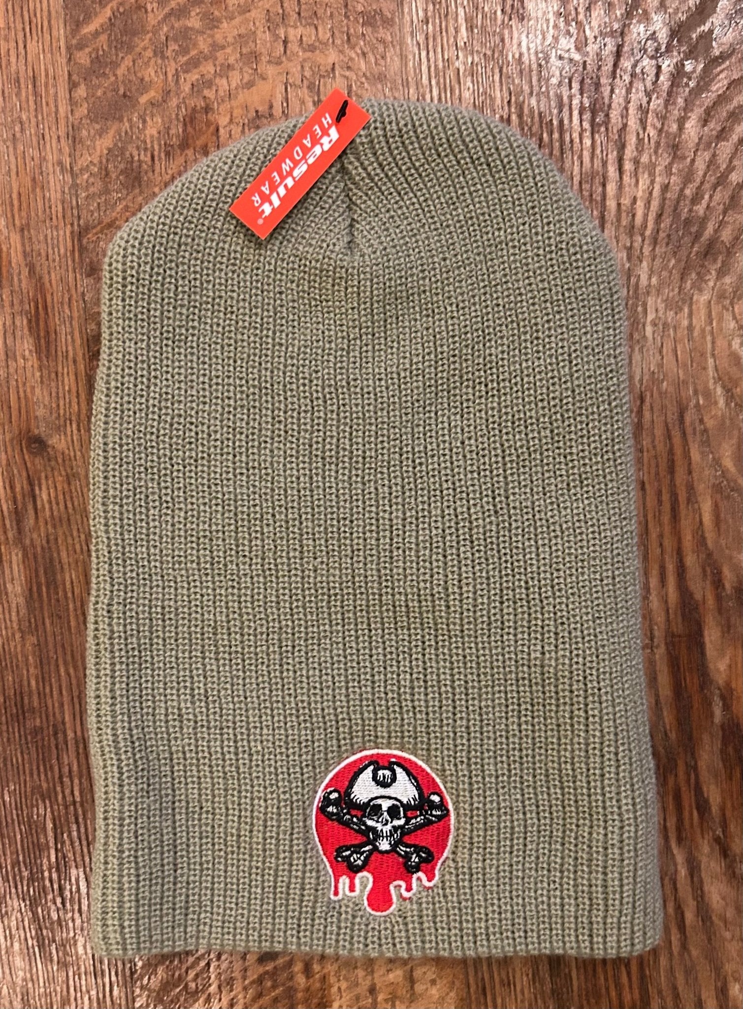 Bocam core softex dripping paint spot embroidered logo slouch beanies - Bocam Gallery