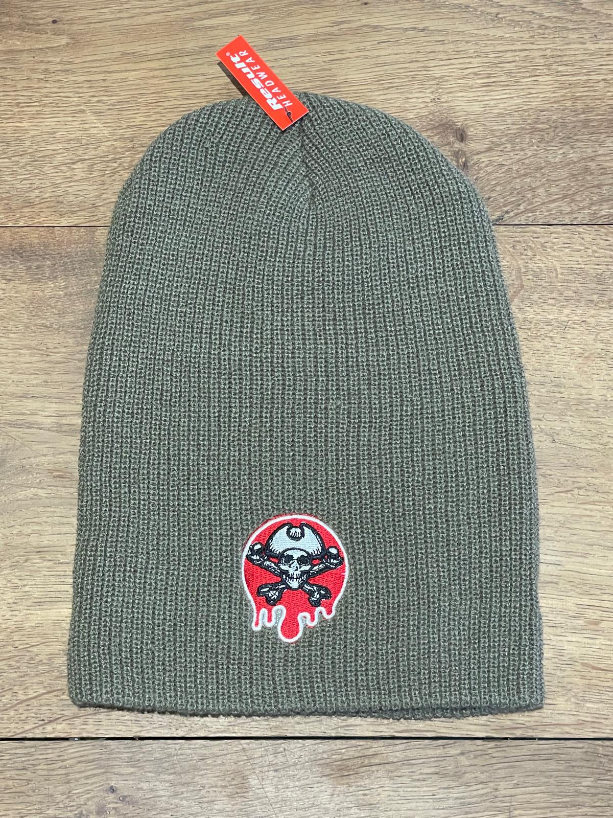 Bocam core softex dripping paint spot logo slouch beanies - Bocam Gallery
