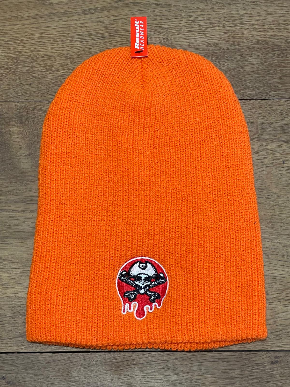 Bocam core softex dripping paint spot logo slouch beanies - Bocam Gallery