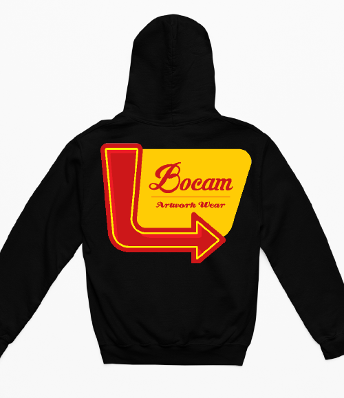 Bocam Diner Sign Print Hoodie - Bocam Gallery