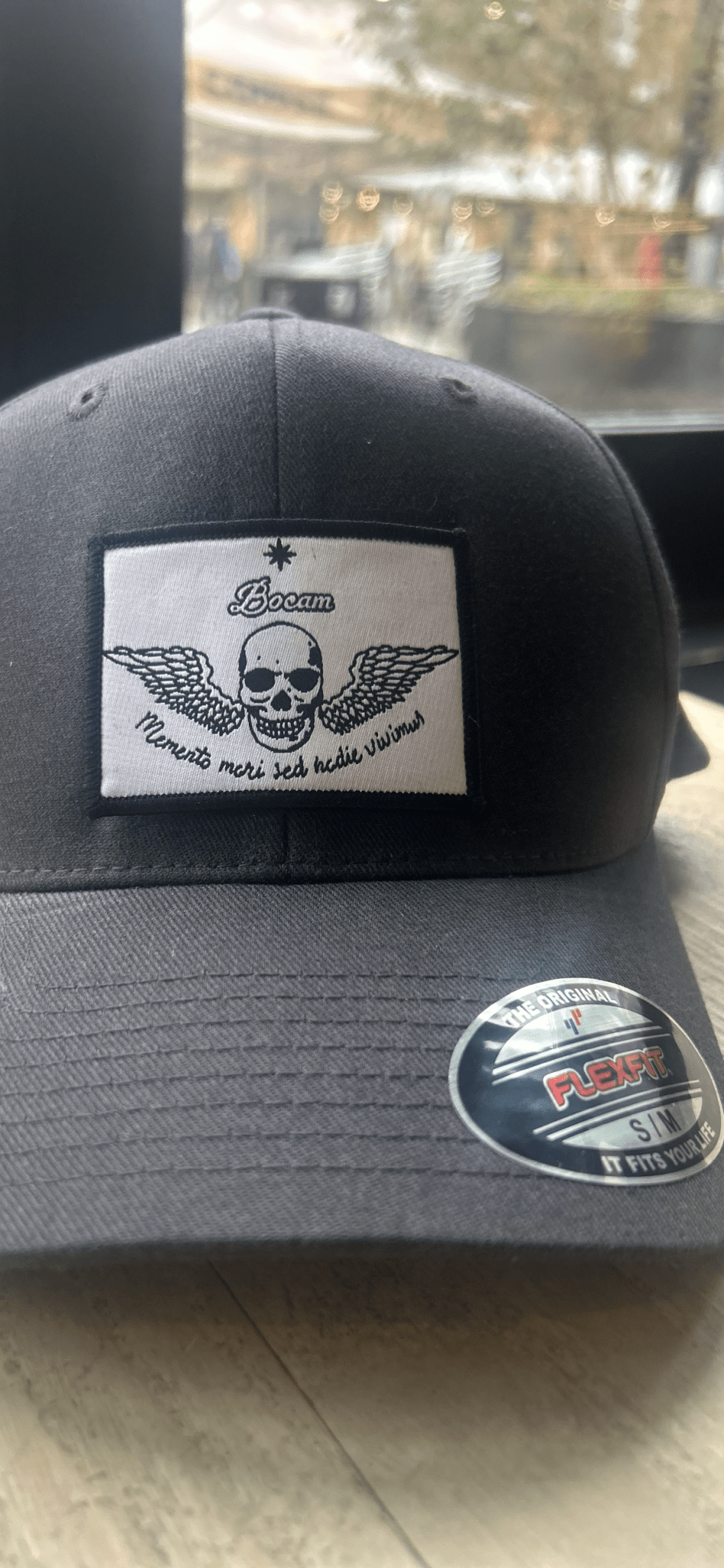 Bocam Flexfit Momento Mori Sed Hodie Vivimus baseball cap - Bocam Gallery