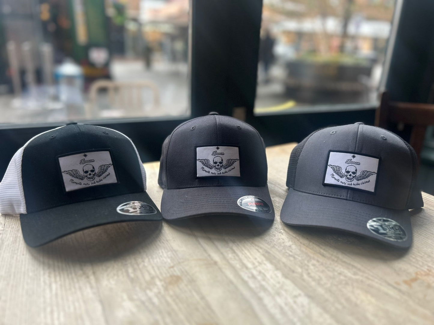 Bocam Flexfit Momento Mori Sed Hodie Vivimus baseball cap - Bocam Gallery