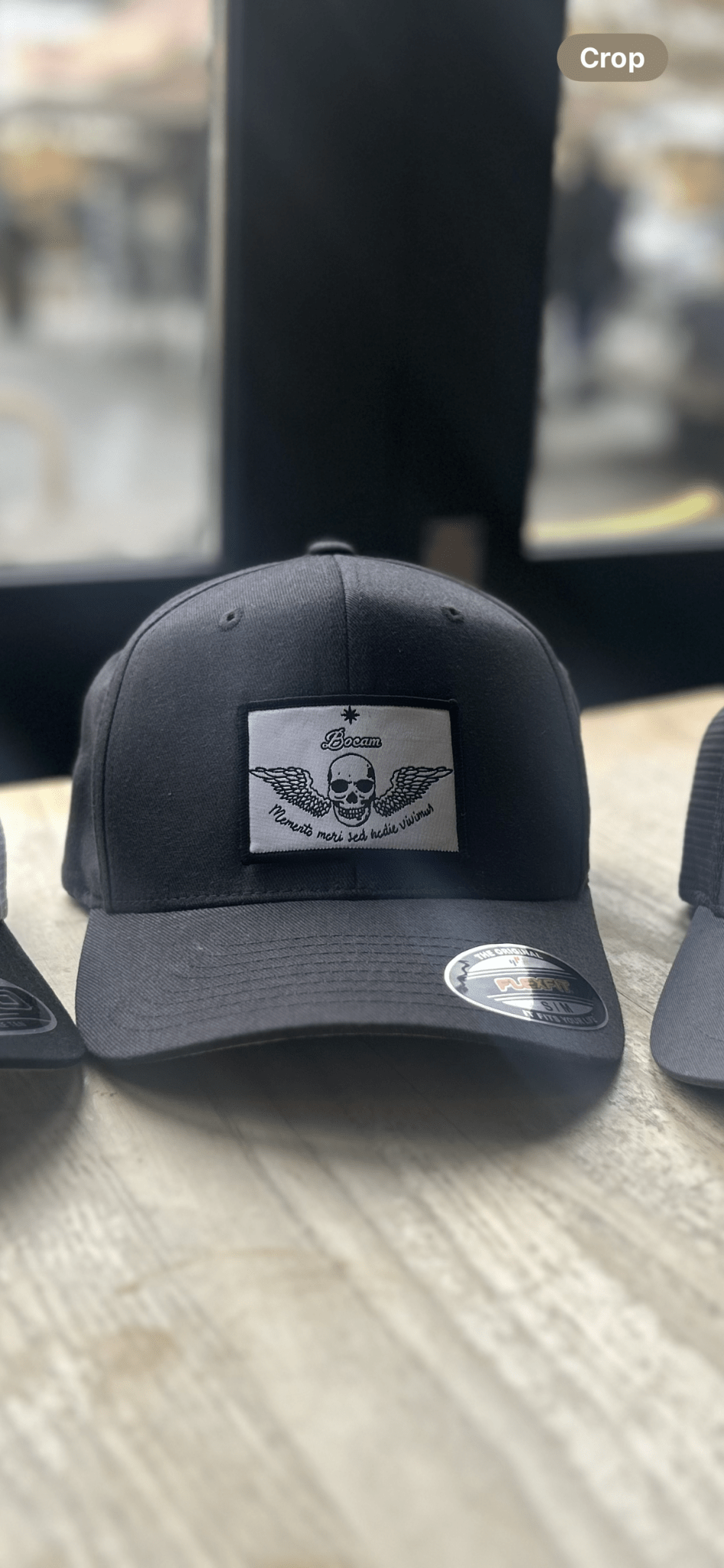Bocam Flexfit Momento Mori Sed Hodie Vivimus baseball cap - Bocam Gallery