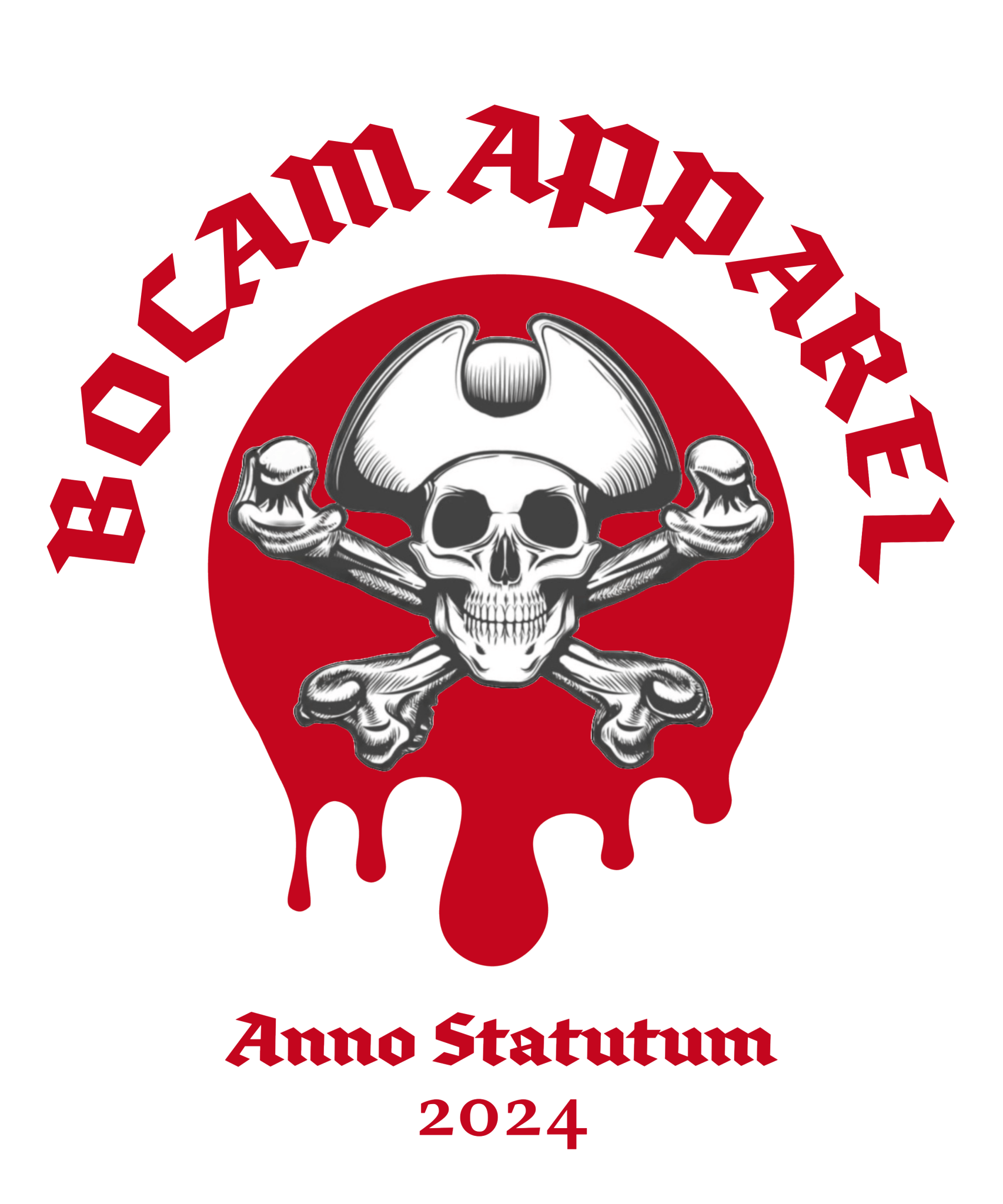 Bocam Pirate Logo T-Shirt – 100% Organic Cotton, Eco - Friendly Streetwear - Bocam Gallery