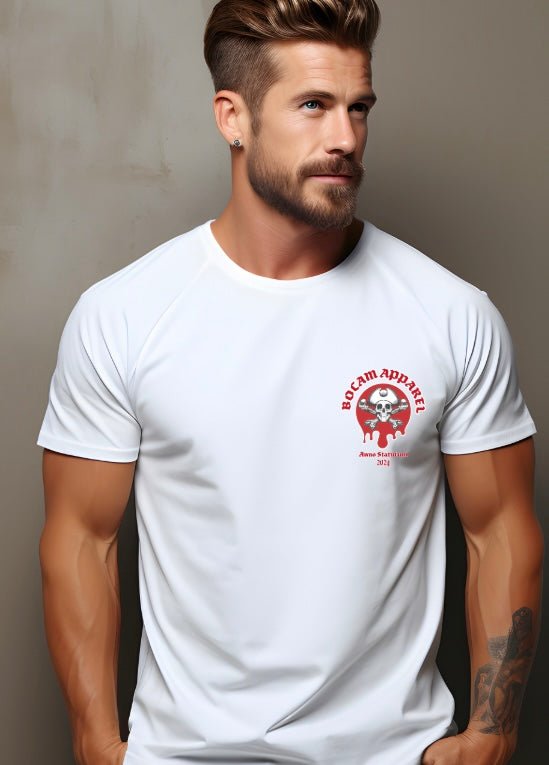 Bocam Pirate Logo T-Shirt – 100% Organic Cotton, Eco - Friendly Streetwear - Bocam Gallery