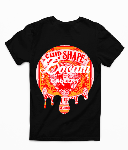 Bocam Ship Shape Print T-Shirt - Bocam Gallery