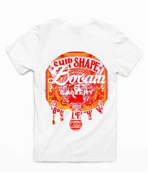 Bocam Ship Shape Print T-Shirt - Bocam Gallery