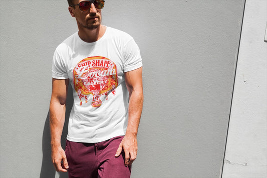 Bocam Ship Shape Print T-Shirt - Bocam Gallery