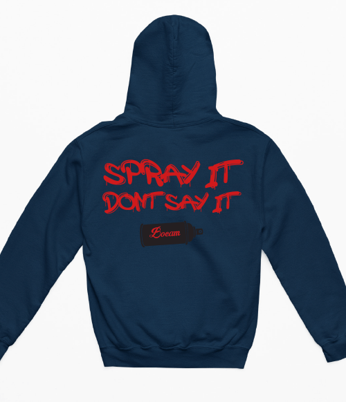 Bocam Spray It Print Hoodie - Bocam Gallery