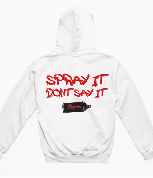 Bocam Spray It Print Hoodie - Bocam Gallery