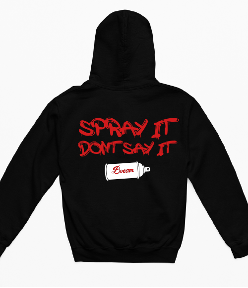 Bocam Spray It Print Hoodie - Bocam Gallery