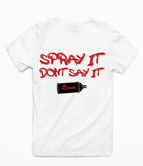 Bocam Spray It Print T-Shirt - Bocam Gallery