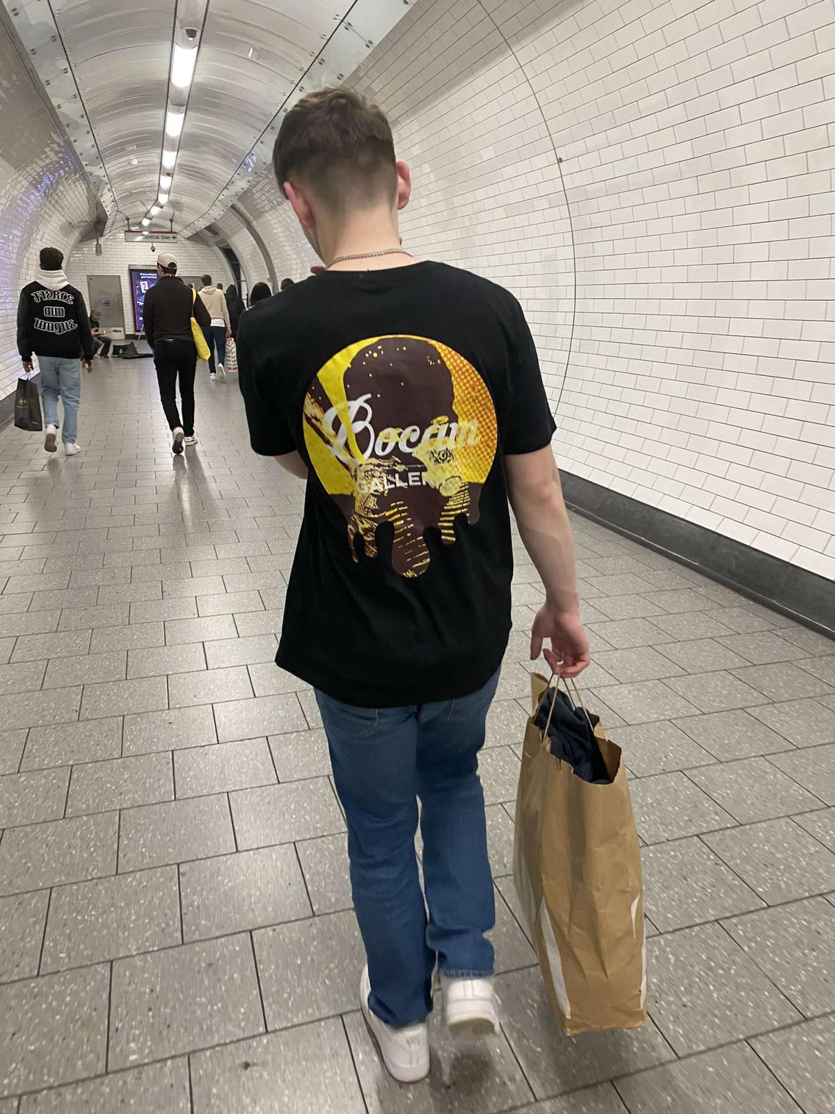 Bocam Tea Terrorist Print T-Shirt - Bocam Gallery