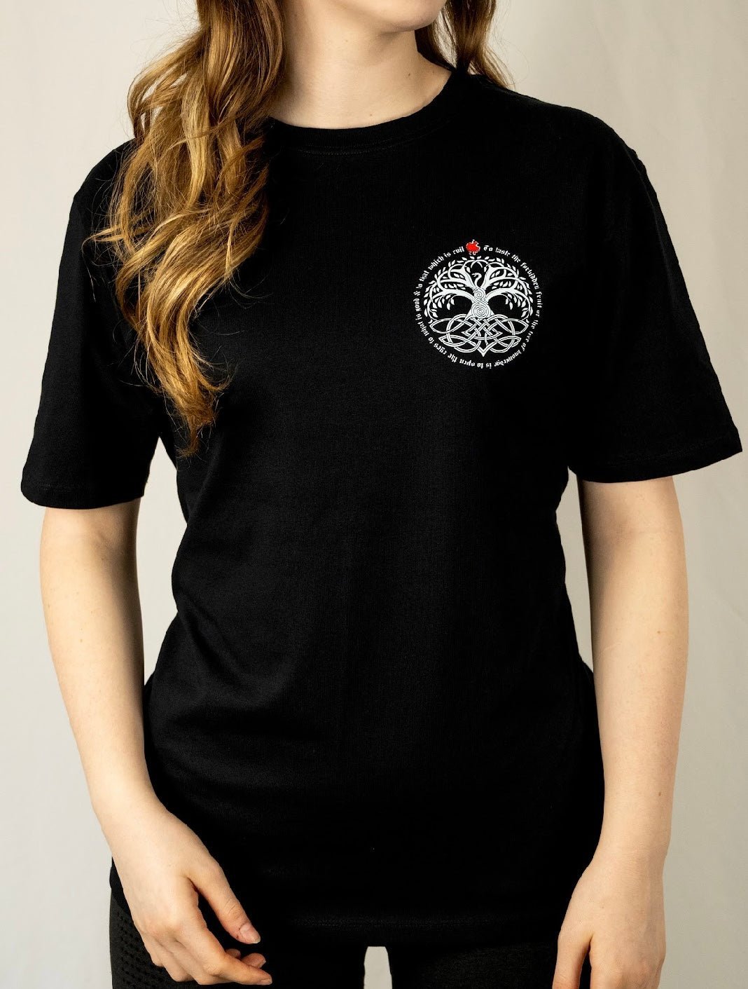 Celtic Tree of Knowledge T-Shirt – Ethical Graphic Streetwear streetwear by Bocam Gallery – graphic design celtic t-shirt