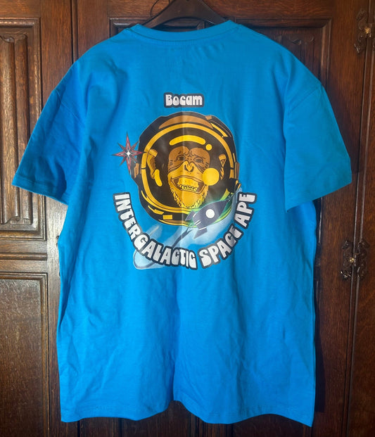 Eco friendly Bocam Intergalactic Space Ape T-Shirt – Retro Space Style Tee - Bocam Gallery