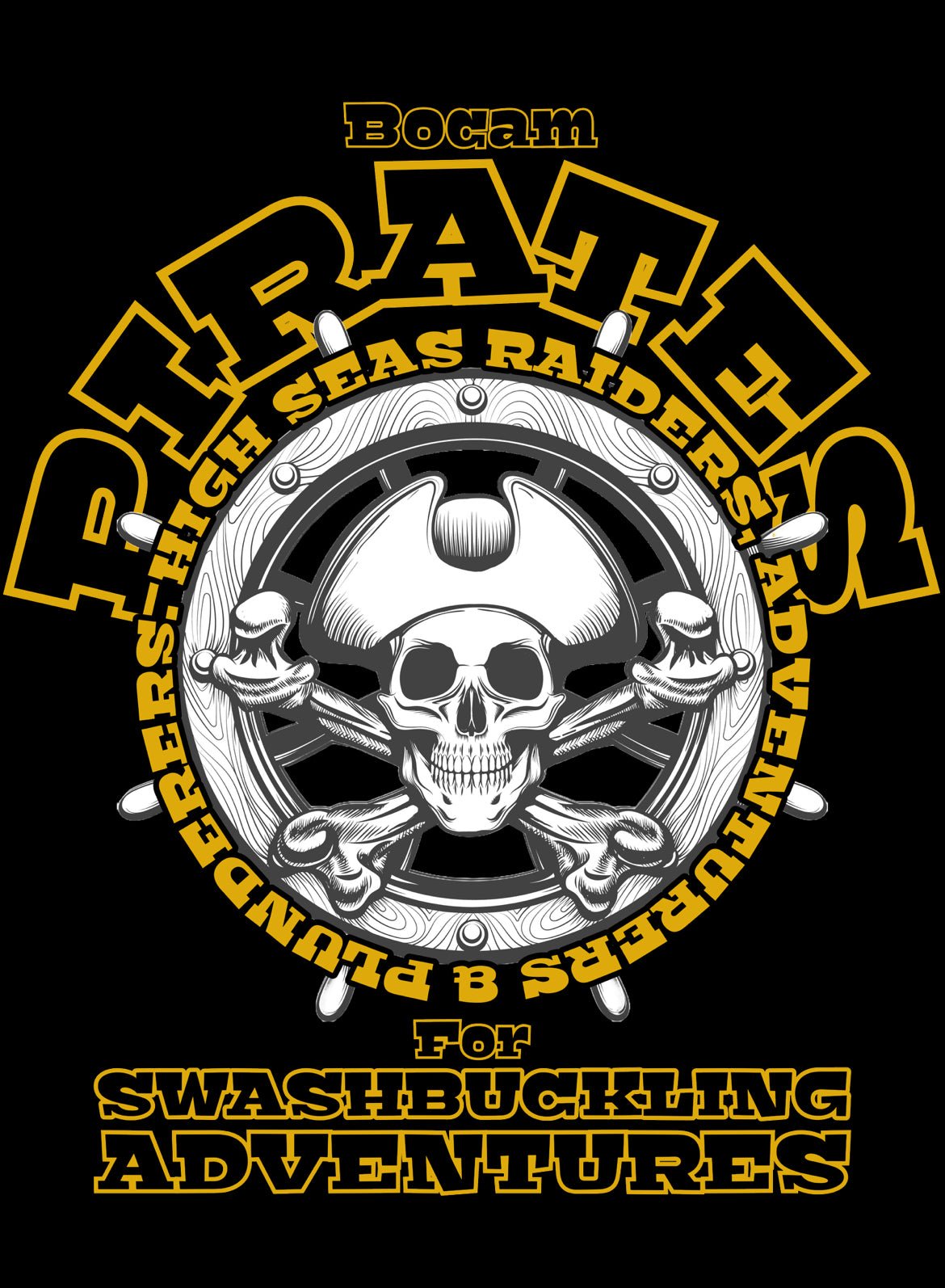Eco - Friendly Pirate T-Shirt – Bocam Pirates for Swashbuckling Adventures - Bocam Gallery